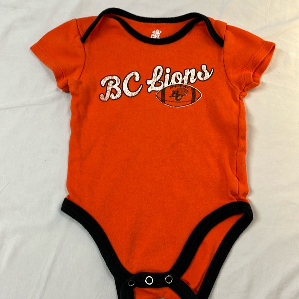 18-24M BC Lions Football onesie